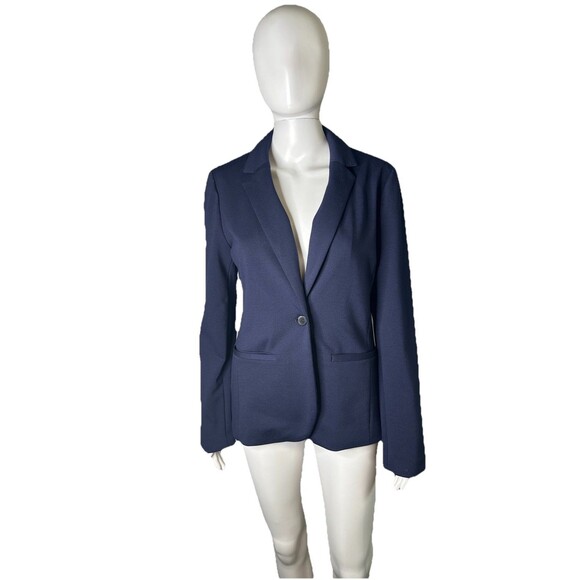Gap Academy Blazer Women’s 6 Navy Blue Office Corporate Single Button Jacket - Picture 1 of 9